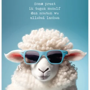 Poster A4 Soms praat ik tegen mezelf